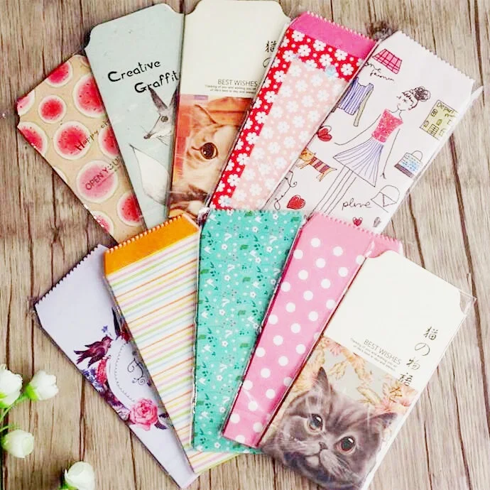 50pcs/lot Vintage Flower & Animal series paper Envelope red envelope students' funny gift bag office school Stationery supply
50pcs/lot Vintage Flower & Animal series paper Envelope red envelope students' funny gift bag office school Stationery supply