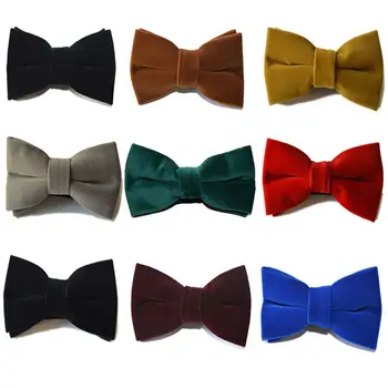 Men High-grade Solid Color Velvet Bow Tie Wedding Adjustable Pre-tied Bowtie New YXTIE0087
Men High-grade Solid Color Velvet Bow Tie Wedding Adjustable Pre-tied Bowtie New YXTIE0087