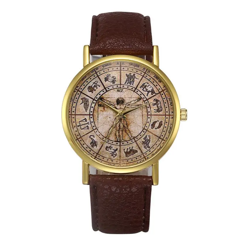 Zodiac Retro Design men's watch Leather Band relogio masculino Analog Alloy Quartz watch men Clock saat erkekler reloj hombre
Zodiac Retro Design men's watch Leather Band relogio masculino Analog Alloy Quartz watch men Clock saat erkekler reloj hombre