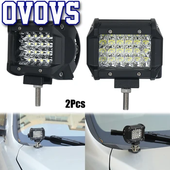 Quad Row 4 inch Led Pod Light for Car Engine Work Lights 72W Light Bar for Offroad 4WD 4x4 Trucks ATV SUV 2Pcs
Quad Row 4 inch Led Pod Light for Car Engine Work Lights 72W Light Bar for Offroad 4WD 4x4 Trucks ATV SUV 2Pcs