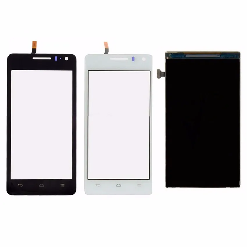 Лучшее качество черный белый цвет ЖК-дисплей + сенсорный экран планшета Huawei G600 U8950