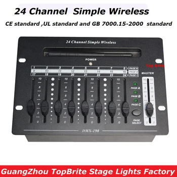 2017 Fast Shipping High Quality 1Pcs/Lot 24 Channel Simple Wireless Console DMX512 Controller For Stage DJ Disco Laser Lights
2017 Fast Shipping High Quality 1Pcs/Lot 24 Channel Simple Wireless Console DMX512 Controller For Stage DJ Disco Laser Lights