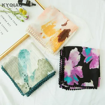 KYQIAO women boho hijab scarf mori girls Lolita autumn spring Japan style fresh bohemian sweet long print neck scarf muffler
KYQIAO women boho hijab scarf mori girls Lolita autumn spring Japan style fresh bohemian sweet long print neck scarf muffler