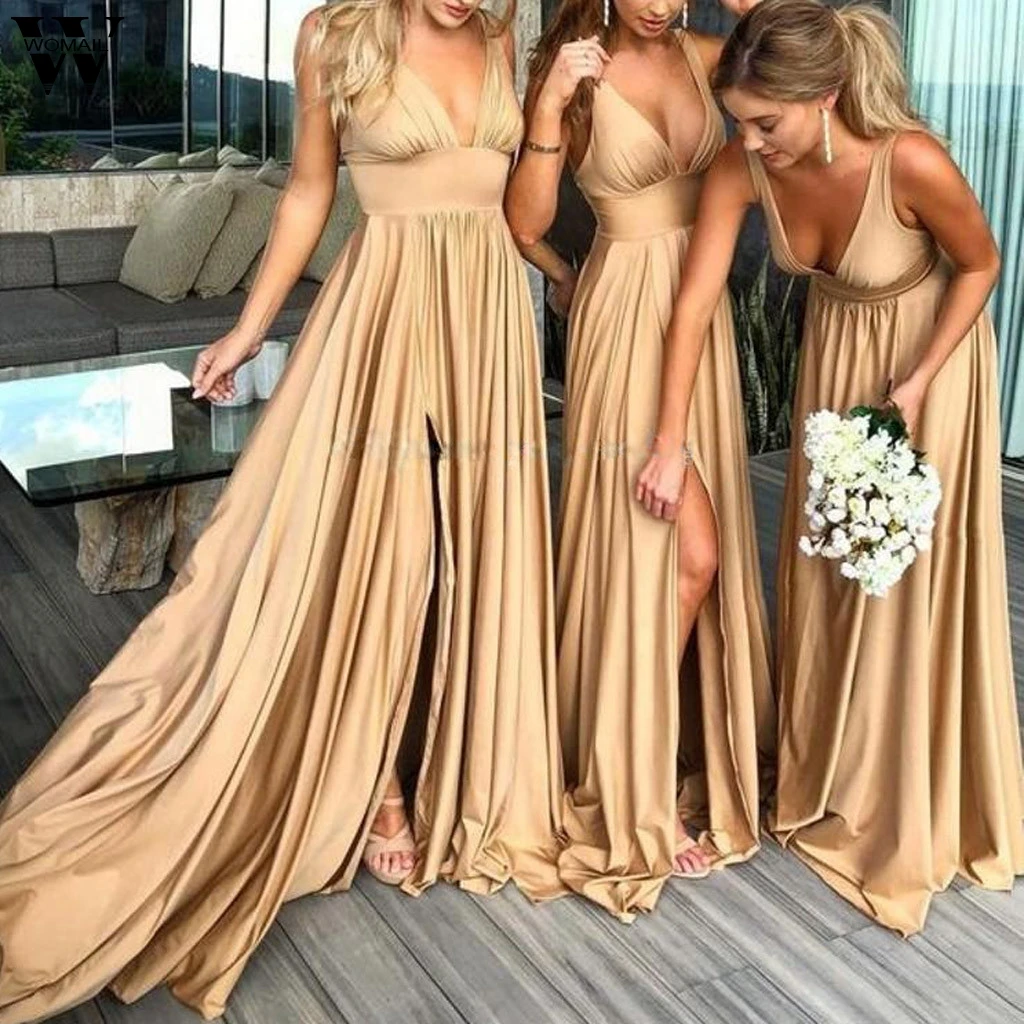 Womail dress Elegant V-Neck Long Evening Party Dress Women Sleeveless Backless Formal Dresses Ladies Maxi Vestidos Elegant J716
Womail dress Elegant V-Neck Long Evening Party Dress Women Sleeveless Backless Formal Dresses Ladies Maxi Vestidos Elegant J716