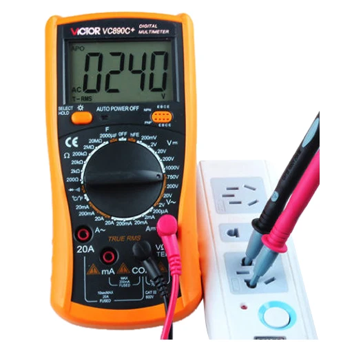 VICTOR-VC890C-LCD-Display-Digital-Multimeter-20000uF-Capacitor-support
