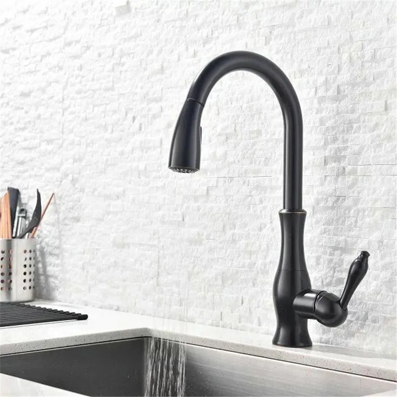 Kitchen Faucets Pull Out Kitchen Mixer Tap Single Hole Single Handle 360 Rotate Crane Swivel Sink Mixer Faucet TP-05
Kitchen Faucets Pull Out Kitchen Mixer Tap Single Hole Single Handle 360 Rotate Crane Swivel Sink Mixer Faucet TP-05
