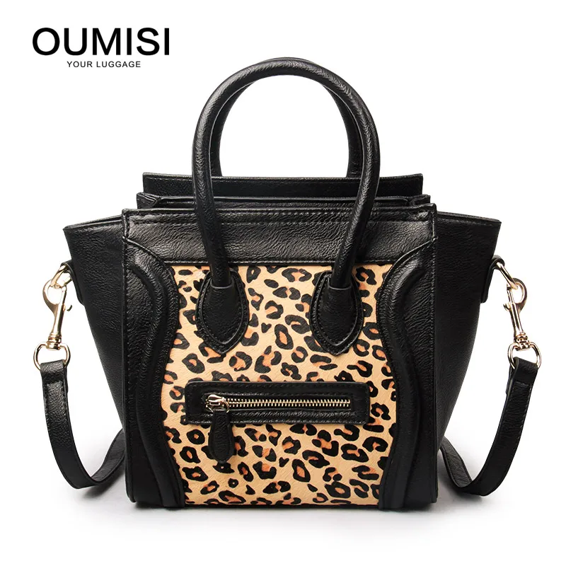 OUMISI Handbag Women Famous Big Tote Bags Split Cowhide Leather Women Big Capacity Handbags Bolsas BW