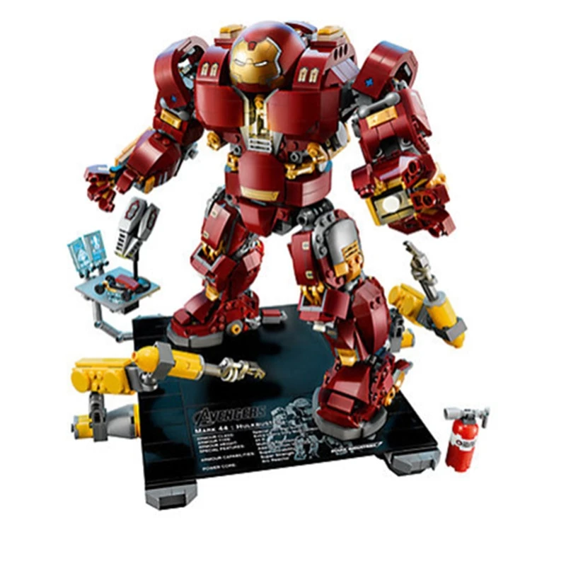 Super Heroes 1527Pcs Iron Man Anti Hulk Mech Toy Building Bricks Blocks Model Compatible with 76105 for Children
Super Heroes 1527Pcs Iron Man Anti Hulk Mech Toy Building Bricks Blocks Model Compatible with 76105 for Children
