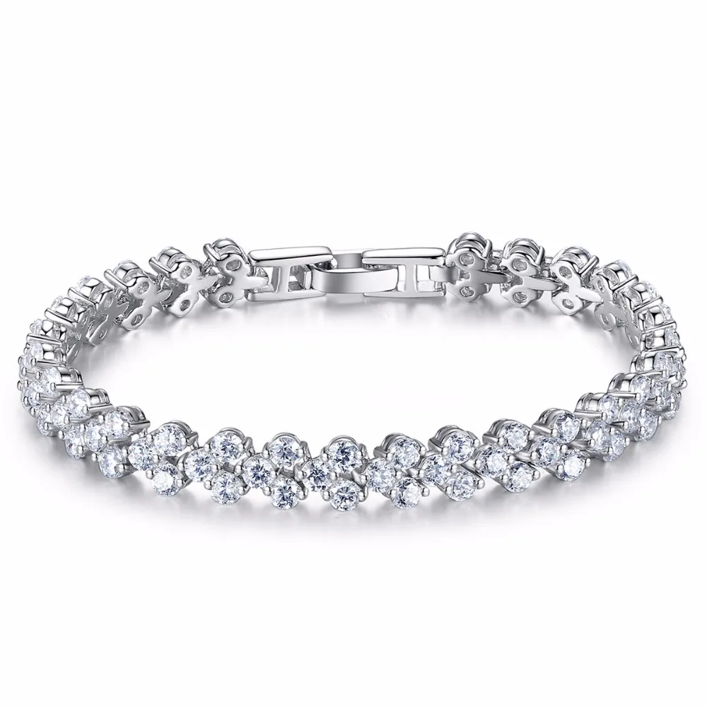 L&P Womem Bangle Bracelet Luxury AAA Small Cubic Zirconia Stones Paved Shining CZ 925 Silver Bracelet Wedding Bracelet for Women
L&P Womem Bangle Bracelet Luxury AAA Small Cubic Zirconia Stones Paved Shining CZ 925 Silver Bracelet Wedding Bracelet for Women