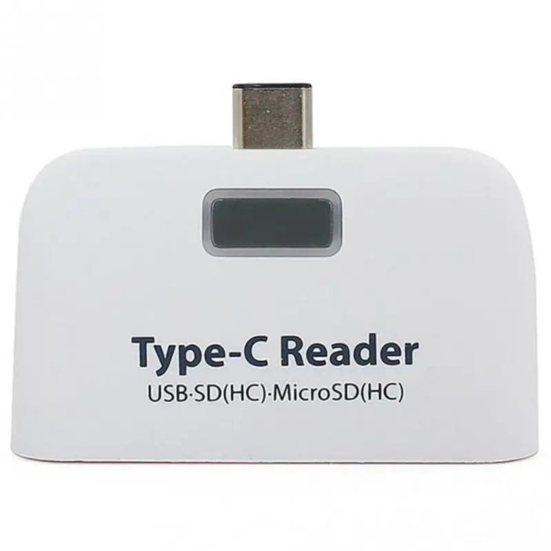 

4 In1 Abs Usb 3.1 Type C Usb-C Tf Micro-Sd Otg Card Reader For Macbook Phone Tablet