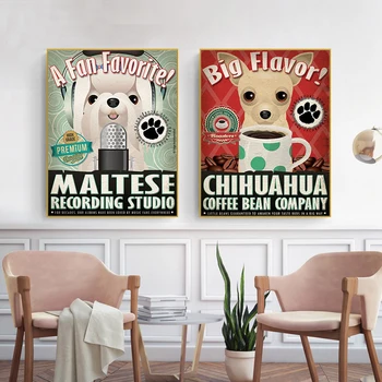 Nordic Wall Picture Living Room cute dog animal retro music label Wall Art Baby room Decoracion accessories modern Cuadros
Nordic Wall Picture Living Room cute dog animal retro music label Wall Art Baby room Decoracion accessories modern Cuadros