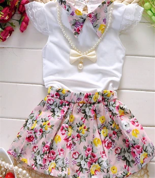 Kids girls clothes Floral Princess Clothes Children Summer Outfits Kid Party Clothes Set 2-7Y
Kids girls clothes Floral Princess Clothes Children Summer Outfits Kid Party Clothes Set 2-7Y