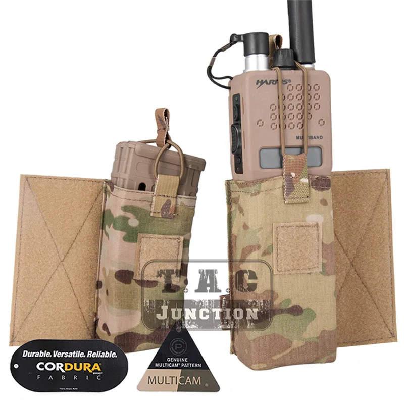 Emerson Tactical JPC MBITR Radio Pouch Left & Right Accessory Pouch Set Multicam Magazine Mag Carrier with Hook-and-loop
Emerson Tactical JPC MBITR Radio Pouch Left & Right Accessory Pouch Set Multicam Magazine Mag Carrier with Hook-and-loop