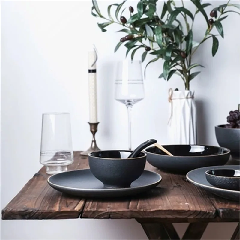 NIMITIME Inner Light Matte Ceramic Tableware Household Dishes Rice Bowl Large Capacity Soup Noodle Bowl Big Flat Dinner Plate
NIMITIME Inner Light Matte Ceramic Tableware Household Dishes Rice Bowl Large Capacity Soup Noodle Bowl Big Flat Dinner Plate