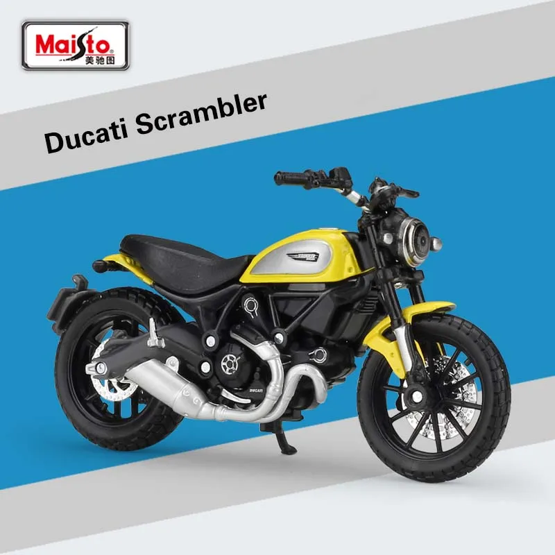 MAISTO 1:18 Ducati Scrambler MOTORCYCLE BIKE DIECAST MODEL TOY NEW IN BOX For Baby Birthday Gift Free Shipping
MAISTO 1:18 Ducati Scrambler MOTORCYCLE BIKE DIECAST MODEL TOY NEW IN BOX For Baby Birthday Gift Free Shipping