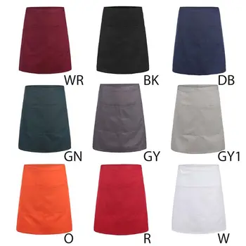 Men Women 2 Pockets Waist Apron Extra Long Straps Adjustable Short Half Apron for Kitchen Restaurant Chef Server Waitress Waiter
Men Women 2 Pockets Waist Apron Extra Long Straps Adjustable Short Half Apron for Kitchen Restaurant Chef Server Waitress Waiter