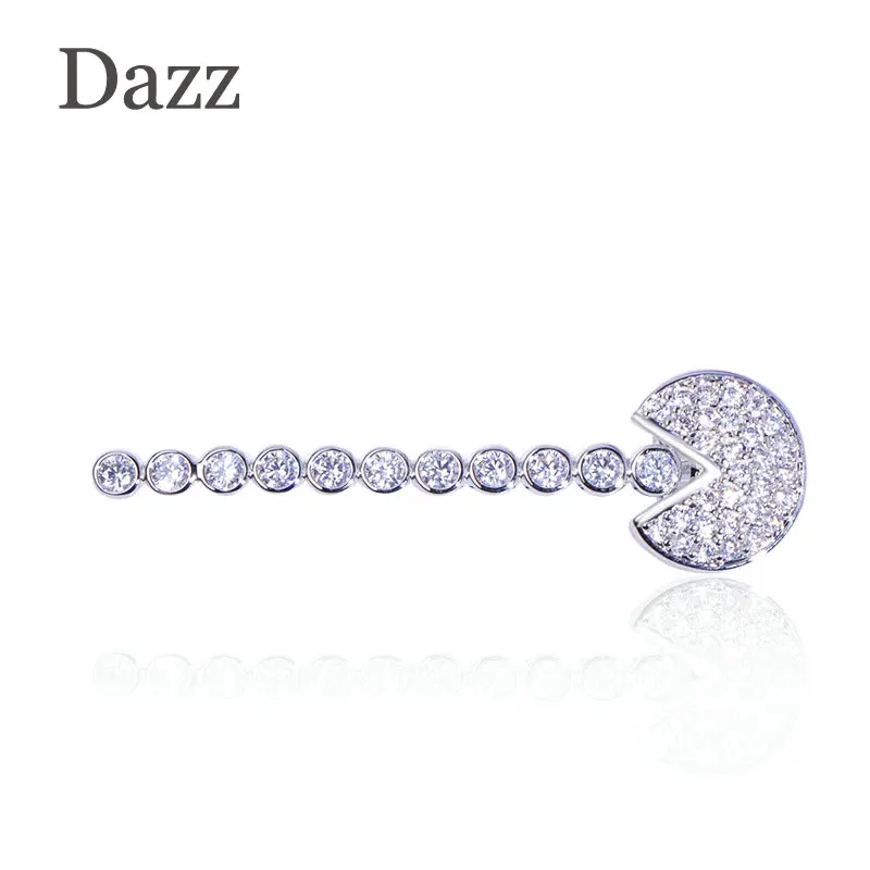 Dazz New Vivid Pac-Man Shape Brooches Covered With Zircon Jewelry For Women Men Holiday Travel Knit Shirt Dress Accessories Gift
Dazz New Vivid Pac-Man Shape Brooches Covered With Zircon Jewelry For Women Men Holiday Travel Knit Shirt Dress Accessories Gift