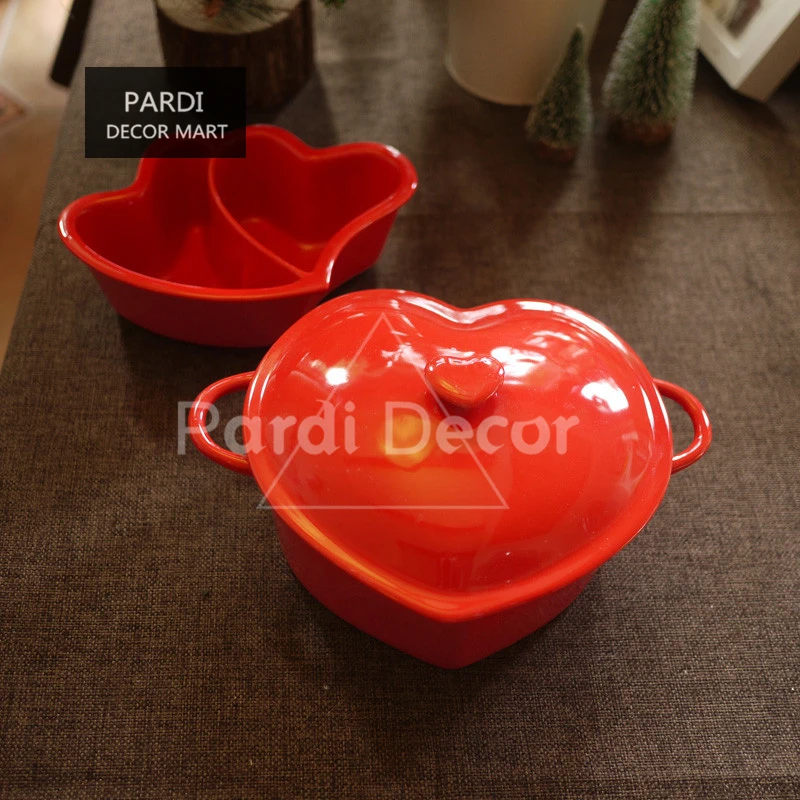 Valentine's Day Red heart shape pot baking bowl with lid Microwave soup bowl seasoning deart dish special 1pc/lot
Valentine's Day Red heart shape pot baking bowl with lid Microwave soup bowl seasoning deart dish special 1pc/lot