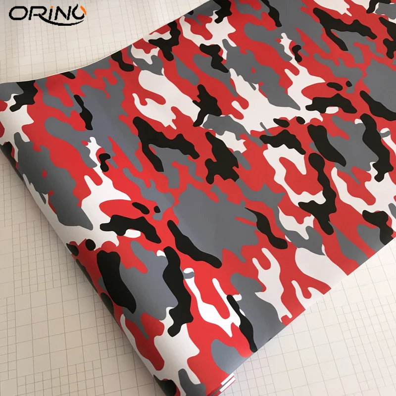 Black Red Grey Vinyl Film Sticker-5