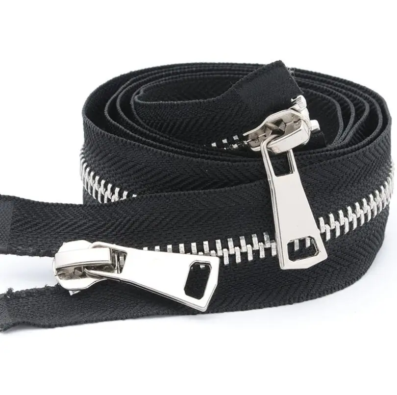 1PCS no.8 metal double slider black zipper, oversized down jacket zipper leather jacket zipper accessories
1PCS no.8 metal double slider black zipper, oversized down jacket zipper leather jacket zipper accessories