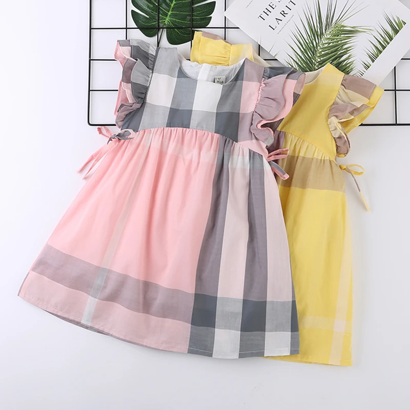 Girls Dress 2019 Summer Cute Sleeveless Plaid Princess Dress for Girl Kids Party Dresses 2 6 7 Years Clothes Children Dress
Girls Dress 2019 Summer Cute Sleeveless Plaid Princess Dress for Girl Kids Party Dresses 2 6 7 Years Clothes Children Dress