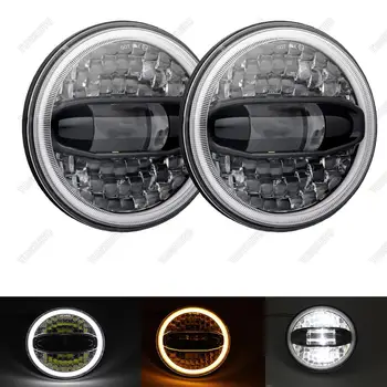 1 Pair New 7 Inch Round LED Headlight For Jeep Wrangler For Land Rover Defender 108w
1 Pair New 7 Inch Round LED Headlight For Jeep Wrangler For Land Rover Defender 108w