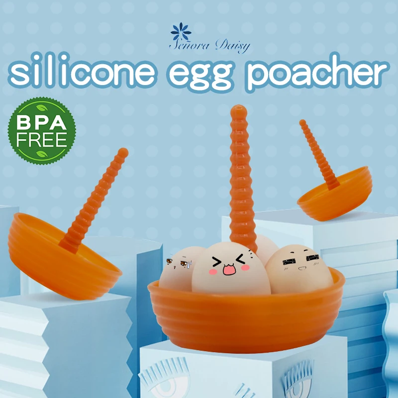 Silicone Egg Poacher Kitchen Tools Long Hand Holder Egg Boiler Cooker High Food Grade High Grade For kids
Silicone Egg Poacher Kitchen Tools Long Hand Holder Egg Boiler Cooker High Food Grade High Grade For kids
