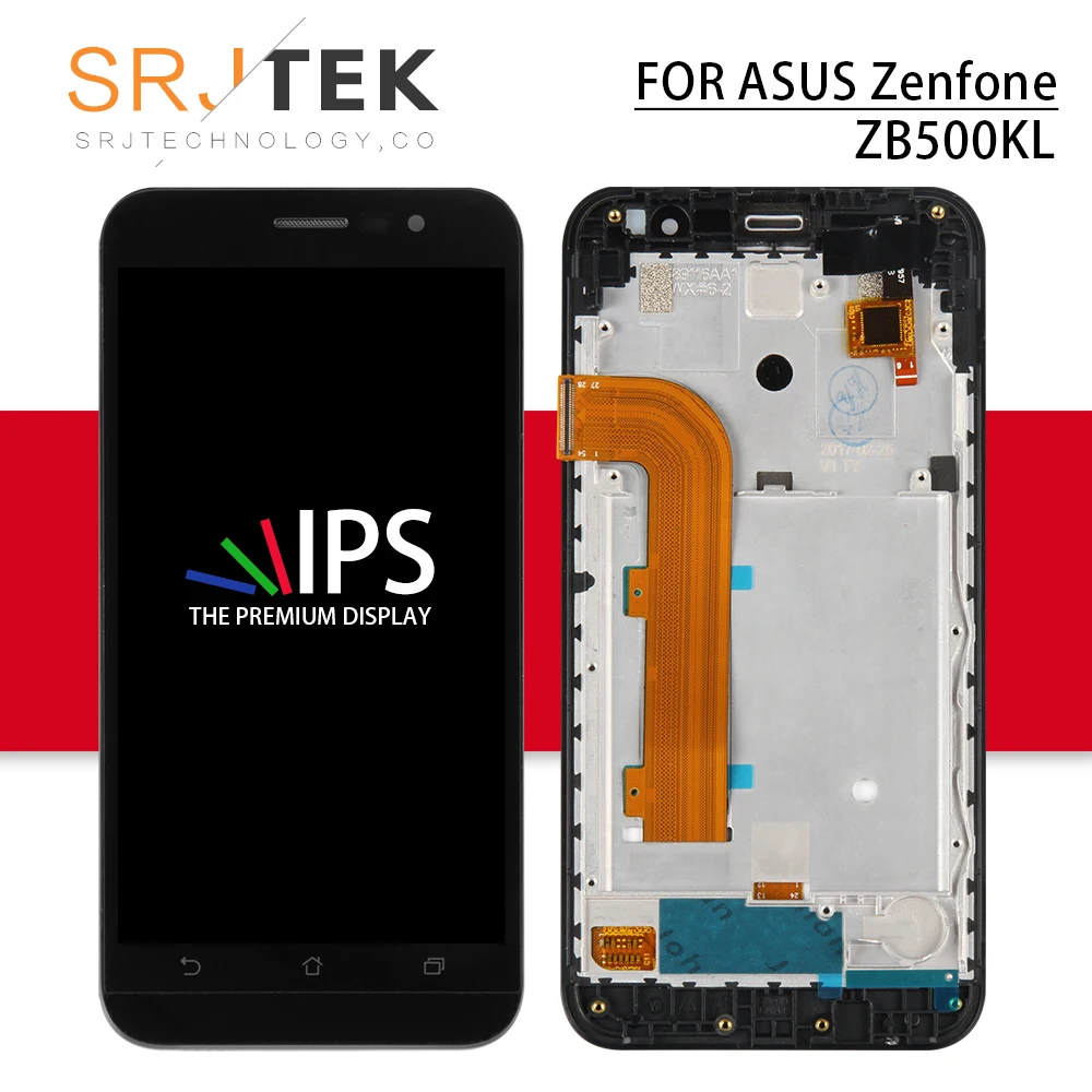 Srjtek For ASUS Zenfone Go ZB500KL LCD X00AD LCD Panel Touch Screen Sensor Glass Assembly 5.0" 1280x720 For ZB500KL Display
Srjtek For ASUS Zenfone Go ZB500KL LCD X00AD LCD Panel Touch Screen Sensor Glass Assembly 5.0" 1280x720 For ZB500KL Display