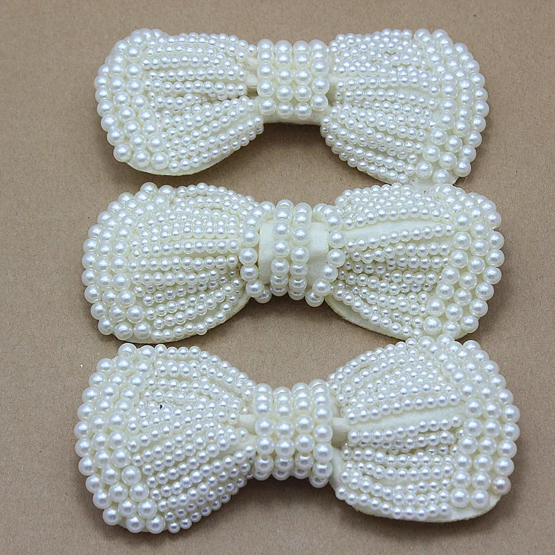 wedding Pearl Bows DIY handmade bows with beads for bride headband shoes dress hair accessories
wedding Pearl Bows DIY handmade bows with beads for bride headband shoes dress hair accessories