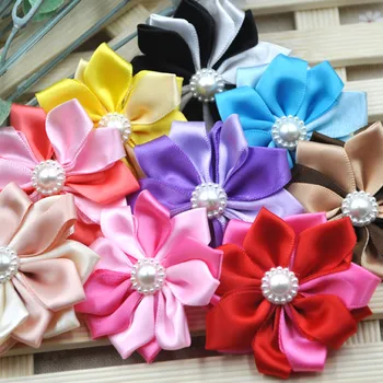 10pc Satin ribbon flower bows Appliques Craft Wedding Decoration B268
10pc Satin ribbon flower bows Appliques Craft Wedding Decoration B268