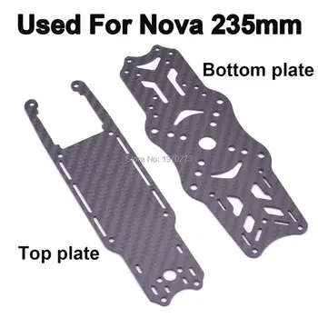 Carbon Fiber 4mm arms 1.5mm Top plate 2mm Bottom plate replacement spare part for FPV Nova Freestyle 235 235mm True-X Quadcopter
Carbon Fiber 4mm arms 1.5mm Top plate 2mm Bottom plate replacement spare part for FPV Nova Freestyle 235 235mm True-X Quadcopter