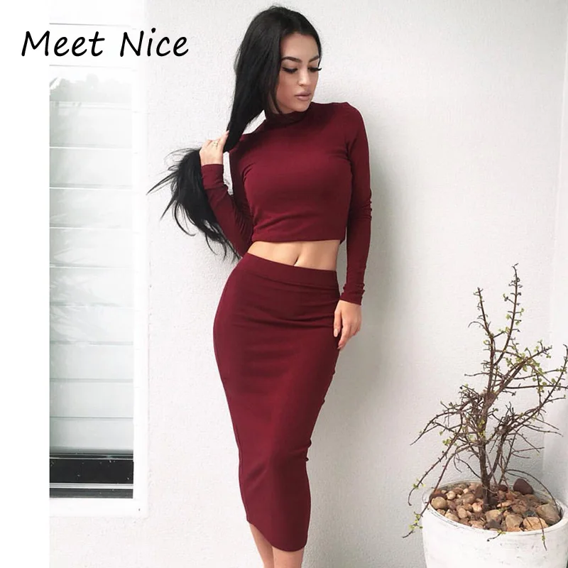 Two Piece Set 2 Piece Set Women Black Long Sleeve Turtle Neck Crop Top And Skirt Set Matching Sets Woman Two Pieces Outfits
Two Piece Set 2 Piece Set Women Black Long Sleeve Turtle Neck Crop Top And Skirt Set Matching Sets Woman Two Pieces Outfits