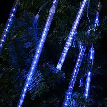 30cm 8 Tube Meteor Effect Glow Sticks 144 LED Light String Rain Snowfall Lights AI88
30cm 8 Tube Meteor Effect Glow Sticks 144 LED Light String Rain Snowfall Lights AI88