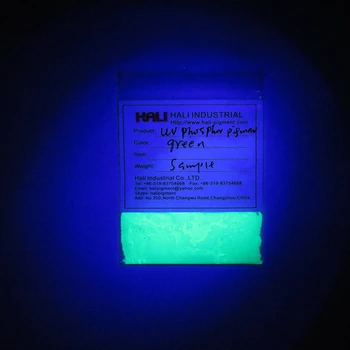 UV pigment UV phosphor powder fluorescent pigment,show green color under ultraviolet.color:green.
UV pigment UV phosphor powder fluorescent pigment,show green color under ultraviolet.color:green.