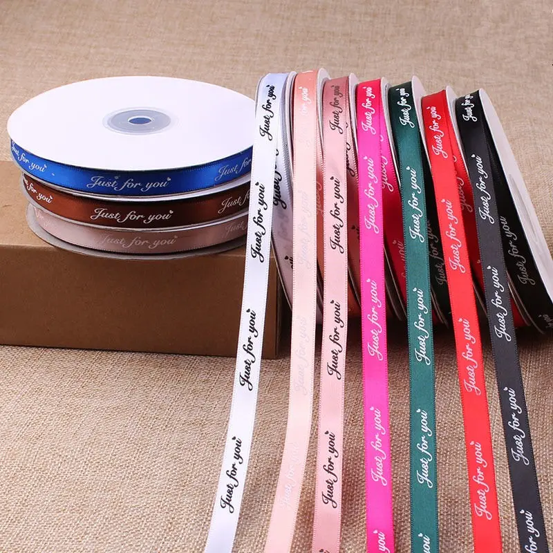 New 10mm Just For You 5meters-45meters Romantic Gift Packaging Belt Printed Design Ribbon Tapes DIY Sewing&Wrapping Accessories
New 10mm Just For You 5meters-45meters Romantic Gift Packaging Belt Printed Design Ribbon Tapes DIY Sewing&Wrapping Accessories