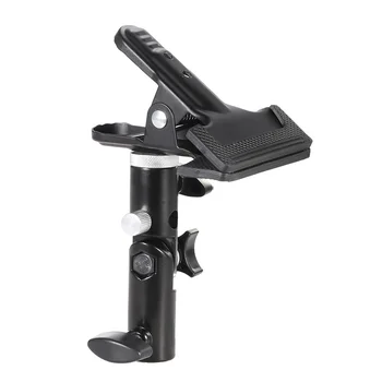 Metal Clamp Rotatable Clip Holder with 5/8" &1/4" to 3/8" Screw Mount Swivel Adapter for Studio Photography Accessories
Metal Clamp Rotatable Clip Holder with 5/8" &1/4" to 3/8" Screw Mount Swivel Adapter for Studio Photography Accessories