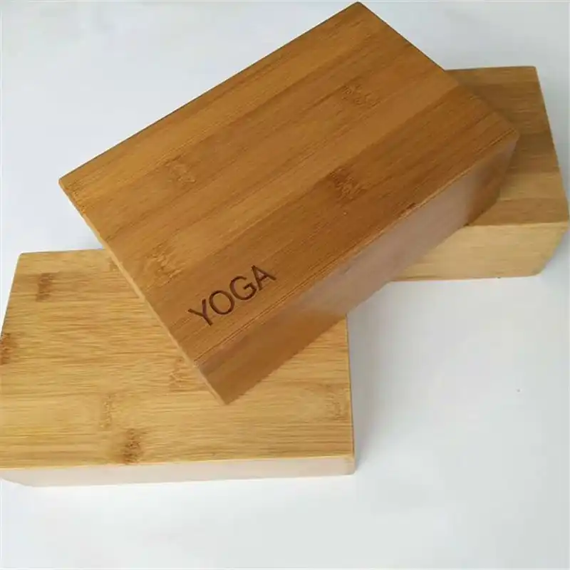 solid wood yoga blocks