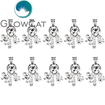 10pcs K504 Octopus Pearl Cage Jewelry Making Beads Cage Pendant Essential Oil Diffuser Aromatherapy Locket For Oyster Pearl
10pcs K504 Octopus Pearl Cage Jewelry Making Beads Cage Pendant Essential Oil Diffuser Aromatherapy Locket For Oyster Pearl
