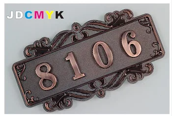 ABS plasttic door sign,100*185mm, Bronze color top grade house sign can change the four digitals as you neetd! not metal
ABS plasttic door sign,100*185mm, Bronze color top grade house sign can change the four digitals as you neetd! not metal