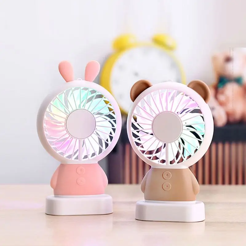 7-leaf USB Charging Portable Handheld Electric Air Conditioner Student Summer Desk Table Cooling With Base Colorful lights
7-leaf USB Charging Portable Handheld Electric Air Conditioner Student Summer Desk Table Cooling With Base Colorful lights