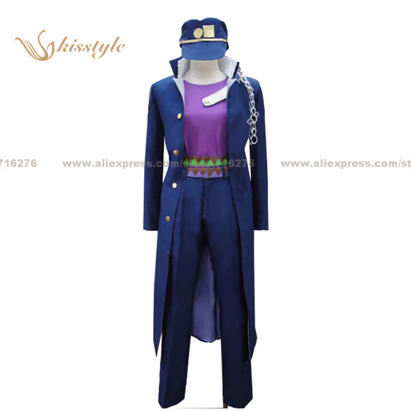 Kisstyle Fashion JoJo's Bizarre Adventure Jotaro Kujo Blue Uniform Cosplay Clothing Cos Costume
Kisstyle Fashion JoJo's Bizarre Adventure Jotaro Kujo Blue Uniform Cosplay Clothing Cos Costume