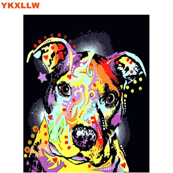Diy oil painting by numbers abstract acrylic paint animal colorful Dog Cat decorative canvas painting coloring by number drawing
Diy oil painting by numbers abstract acrylic paint animal colorful Dog Cat decorative canvas painting coloring by number drawing