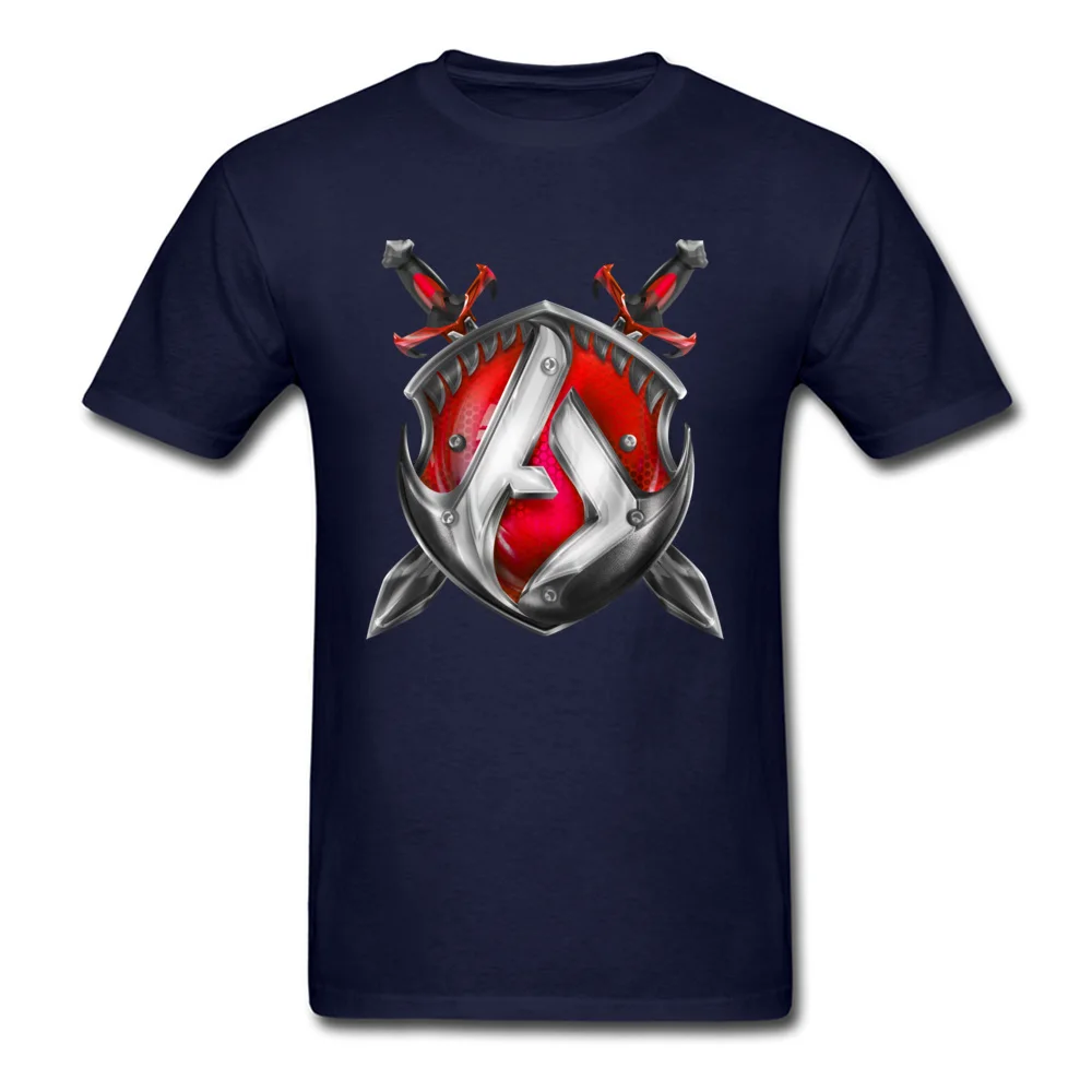 Red Logo O Neck Top T-shirts Labor Day Tops Shirt Short Sleeve Retro Cotton Fabric Print T Shirts Street Men Free Shipping Red Logo navy