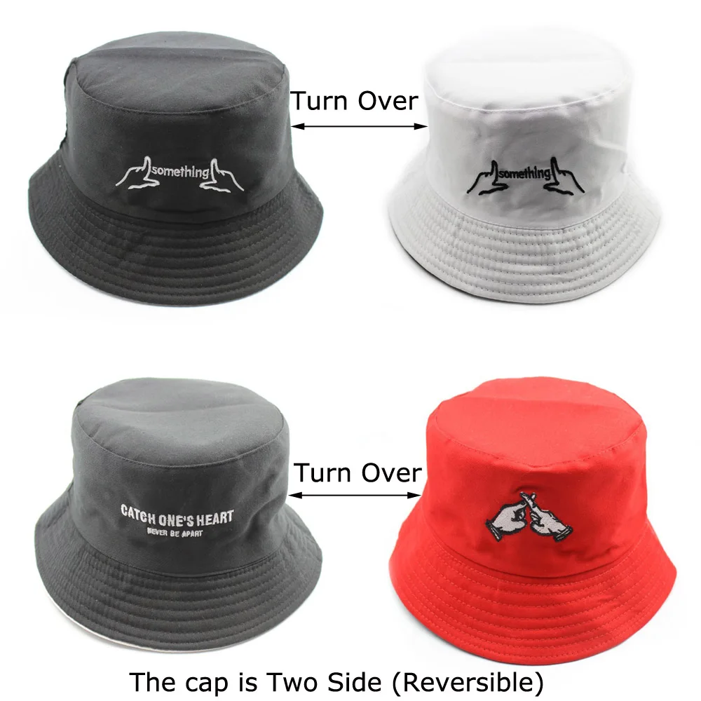 Beach Bucket Hat Two Side Reversible Cap Embroidery Hand Cross Something Cotton Dance Sport Dad Hats Summer Fisherman Caps
Beach Bucket Hat Two Side Reversible Cap Embroidery Hand Cross Something Cotton Dance Sport Dad Hats Summer Fisherman Caps