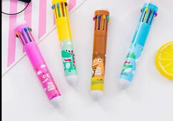 10 color account pen Dinosaur Multicolor press ballpoint pen 10 in 1 color ballpen school prize gift student ballpoint pen 50pc
10 color account pen Dinosaur Multicolor press ballpoint pen 10 in 1 color ballpen school prize gift student ballpoint pen 50pc