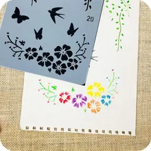 Stencil Korea Stationery Lace Ruler Children'S Graffiti Template Ruler Plant Flower Openwork Drawing Template
Stencil Korea Stationery Lace Ruler Children'S Graffiti Template Ruler Plant Flower Openwork Drawing Template