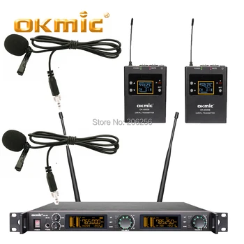 New OKMIC UHF true diversity OK-2D OK-8800B 2 waist hanging transmitter 2 clip microphone Lavalier Mic digital ID pilot series
New OKMIC UHF true diversity OK-2D OK-8800B 2 waist hanging transmitter 2 clip microphone Lavalier Mic digital ID pilot series