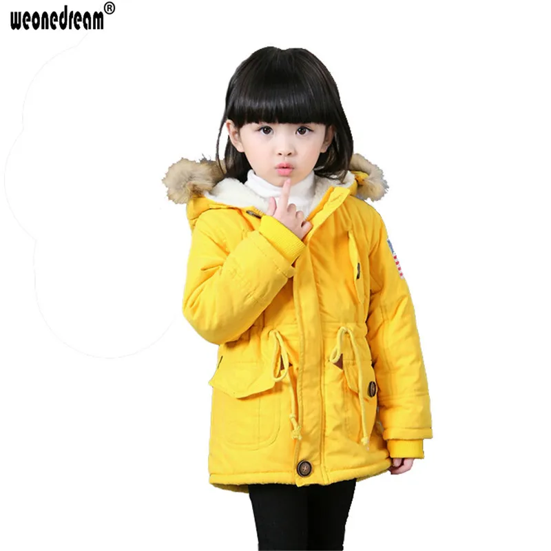 WEONEDREAM Winter Children Jackets Girls Boys Coats Hooded Faux Fur Collar Kids Outerwear Cotton Padded Baby Girl Boy Snowsuit
WEONEDREAM Winter Children Jackets Girls Boys Coats Hooded Faux Fur Collar Kids Outerwear Cotton Padded Baby Girl Boy Snowsuit