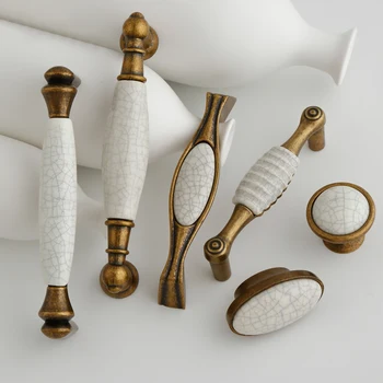 Elegant Designed 2PCS European Ceramic Crack Furniture Handles Drawer Wardrobe Cupboard Kitchen Cabinet Pulls Handles and Knobs
Elegant Designed 2PCS European Ceramic Crack Furniture Handles Drawer Wardrobe Cupboard Kitchen Cabinet Pulls Handles and Knobs