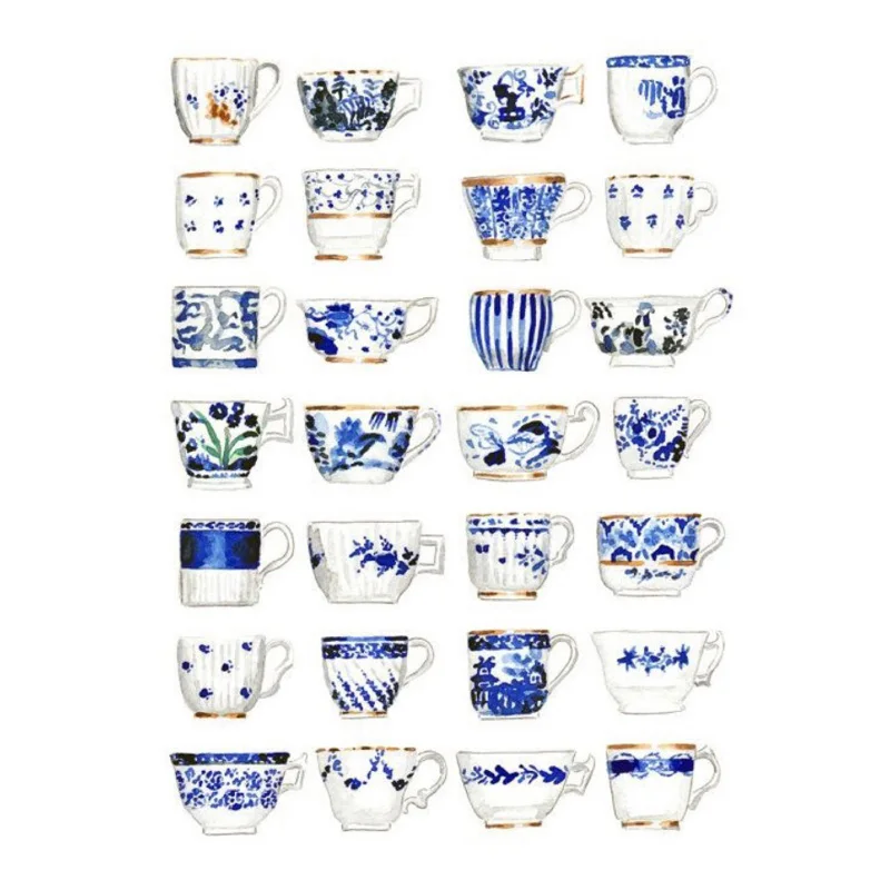 2 PCS Korean Lapices Kawaii Blue Teacup DIY Scrapbook Notebook Paper Stickers Books Planner Sticker School Office Supplies
2 PCS Korean Lapices Kawaii Blue Teacup DIY Scrapbook Notebook Paper Stickers Books Planner Sticker School Office Supplies